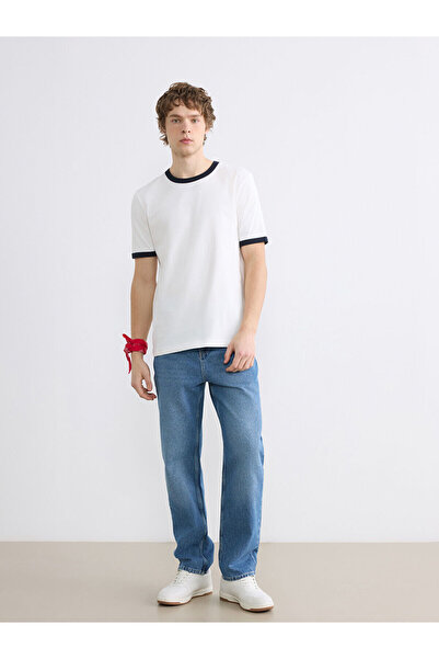 LC Waikiki مجموعة M&B: بنطلون جينز رجالي فضفاض من طراز إنديجو 745