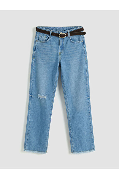 LC Waikiki İndigo Slim Fit Παντελόνι Τζιν για Κορίτσια