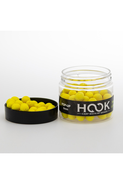 HOOK - Carp Baits By Genes POP-UP 8MM (50ml) – ANANAS ȘI N’BUTIRIC