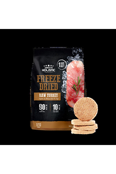 Absolute Holistic Freeze Dried Raw Turkey Patty Dry Dog Food - 360G