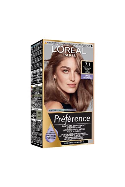 L'Oreal Paris Vopsea de par permanenta cu amoniac Preference 7.1 Island, 174 ml