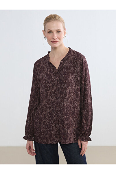 LC Waikiki Özmarka Νέα Σεζόν Μπλούζα με Σχέδιο στον Γιακά