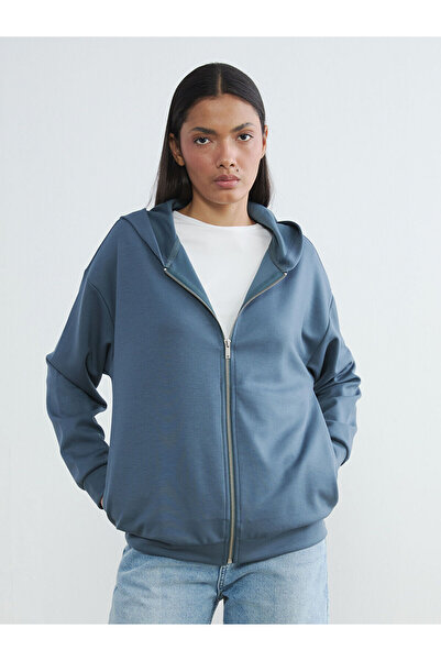 LC Waikiki Rmz gi̇yi̇m: the ka Hooded oft touch women's zip-up sweatshirt - m...