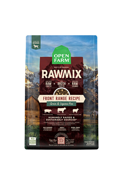Open Farm طعام الكلاب الجاف RawMix Front Range Recipe - 1.58 كجم