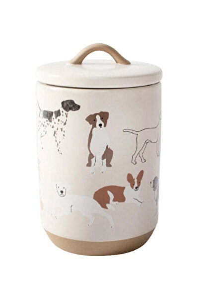Petshop By Fringe Studio برطمان مكافآت الكلاب على شكل قلم رصاص - بيج/4.5 × 6.6