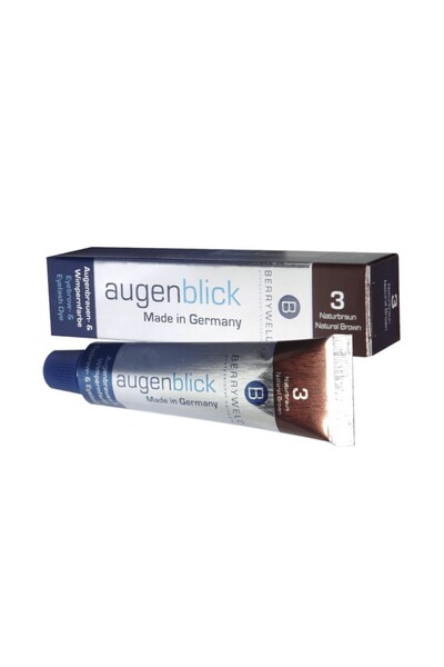 BERRYWELL Set 2 x Berrywell Eyelash and Eyebrow Dye, No.3 Brown, 15 ml