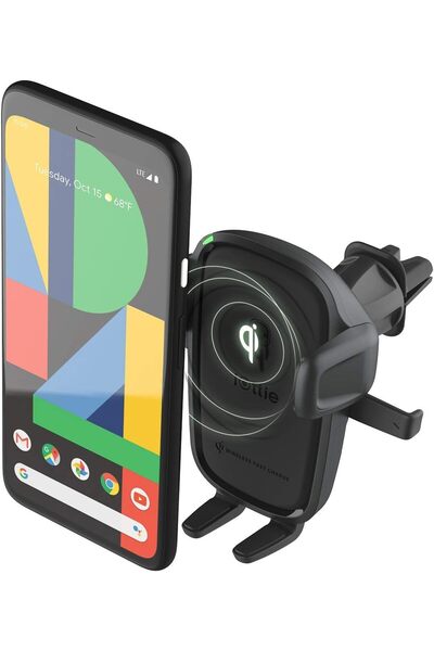 iOttie Wireless Fast Charging Air Vent & CD Mount, Medium