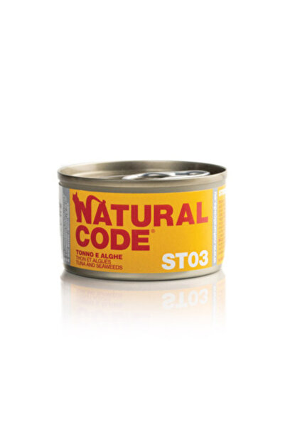 Natural Code Steril 03 Tuna & Seaweeds Wet Cat Food - 85G