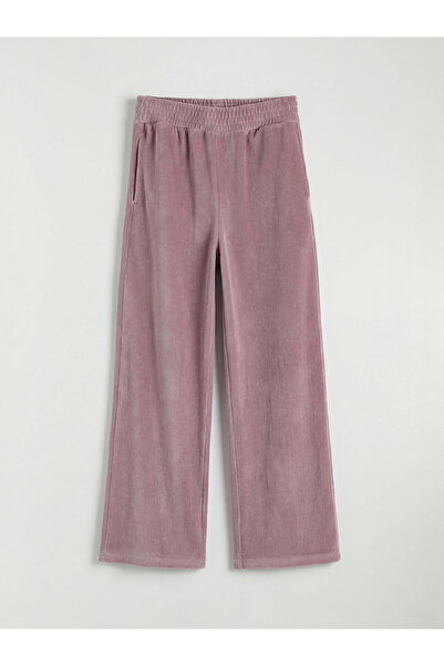 LC Waikiki Sparkling Choices Wide-Leg Velvet Girls' Sweatpants from Shining S...