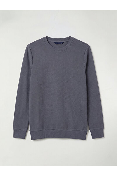 LC Waikiki سويت شيرت إنديجو بيكليت كولار للرجال