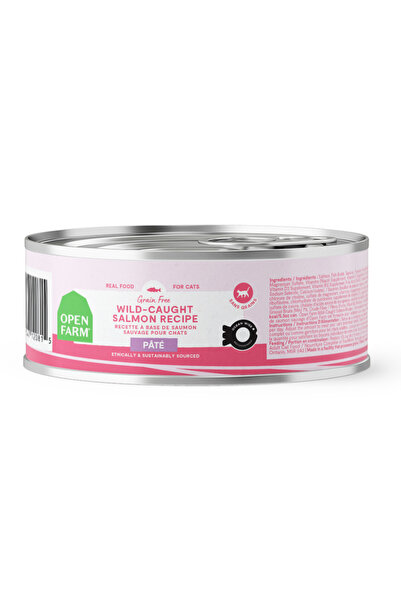 Open Farm Wild Caught Salmon Pate Wet Cat Food - 80G