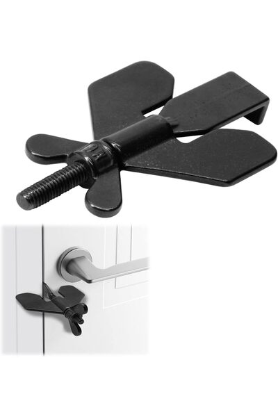 Arabest Adjustable Portable Door Lock, Stainless Steel Heavy Duty Security wi...