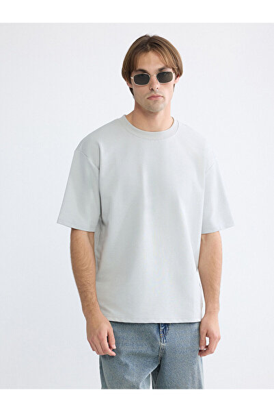 LC Waikiki Özmarka New Season Crew Neck Short Sleeve Men's Sweatshirt