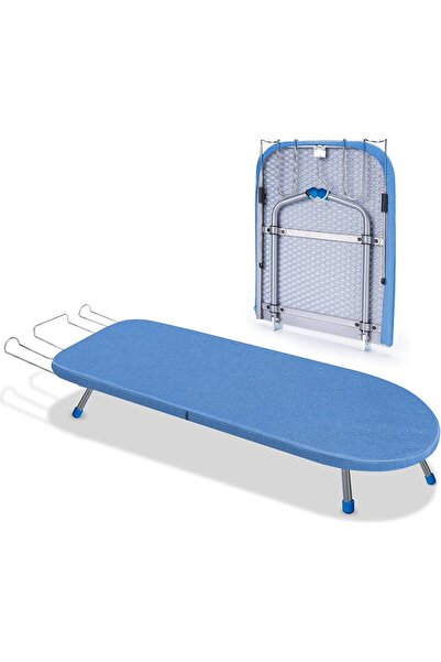 Arabest Tabletop Ironing Board with Iron Rest, 32" x12'' Metal Mesh Panel Min...