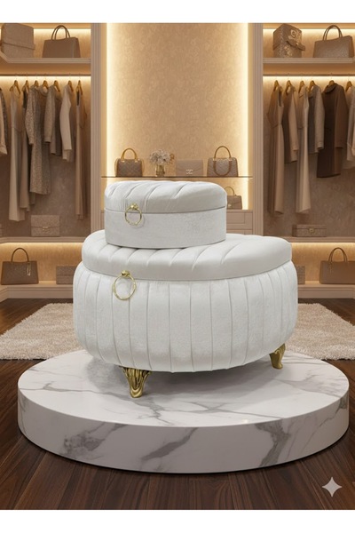 Duru Çeyiz Sandıkları Gold Kulplu D İkili Çeyiz Sandığı