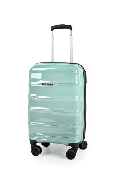 POLO&SKY Azra Model Mint Yeşili PP Polipropilen Kırılmaz Kabin Boy Valiz Bavul