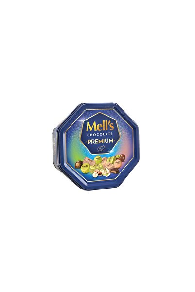 Mell's Chocolate Fındıklı ve Antep Fıstıklı Karışık Çikolata 500 g Teneke Kutu