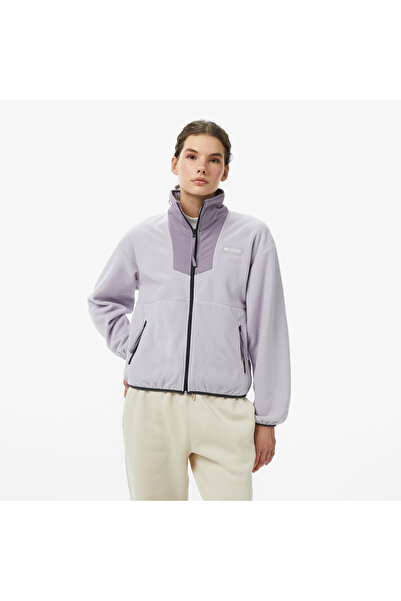 Columbia Sequoia Grove Full Zip Fleece Kadın Mor Outdoor Sweatshirt