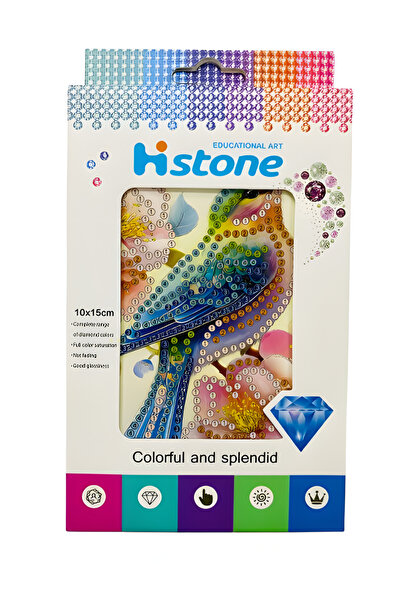 EleganTShoP 5D Beads Stick-on Goblen Mozaic Tablo Pano 10*15 cm Pasăre