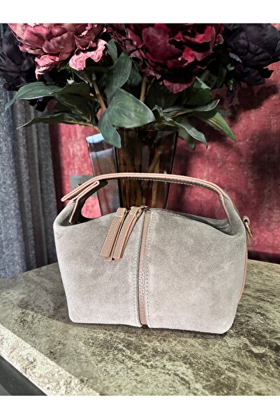 shop Gerçek Süet Deri Uzun Askılı Kadın Omuz Çantası El Çantası