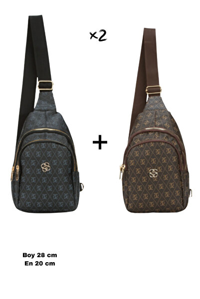 NEWISH POLO ACCESSORIES Women's Patterned Waist and Shoulder Bag for Daily Us...