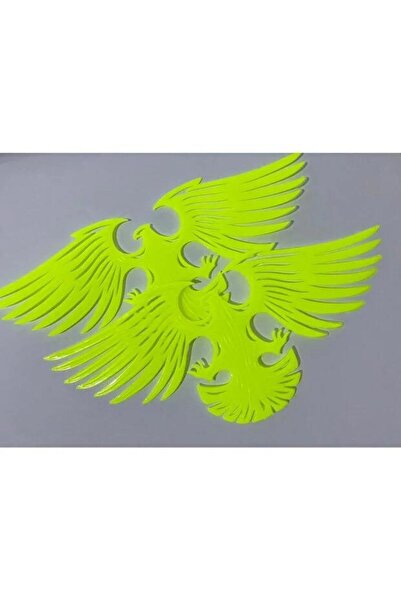 abnturk Kartal Figürlü 2 Adet Bisiklet Tekerleği Jant Süsü Motor Teker Dekoru
