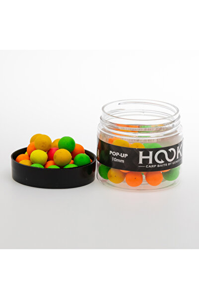 HOOK - Carp Baits By Genes POP-UP 10MM (50ml) – CALAMAR ȘI CĂPȘUNI