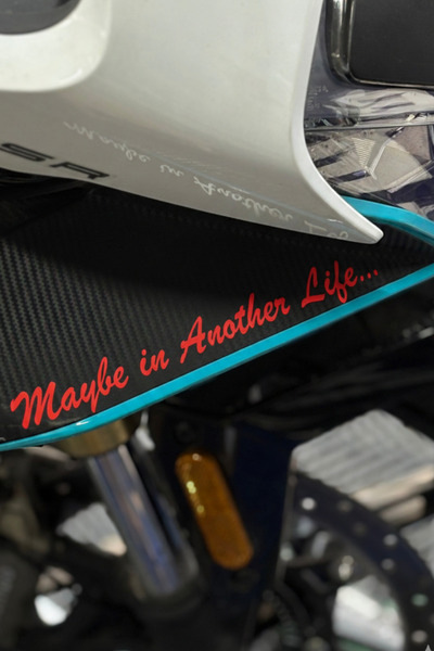 Banxtre Maybe in Another Life Sticker for Motorcycle and Helmet (20cm)