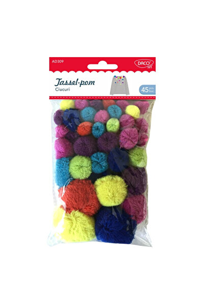 daço Accesorii craft - AD309 Ciucuri colorati DACO