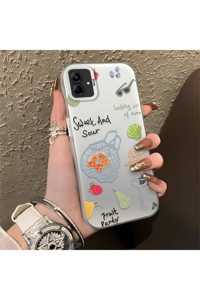 Samsung Galaxy A03 Compatible Shatterproof Silicone Beautiful Flower Pattern Printed Cover Shock Absorbing Protection