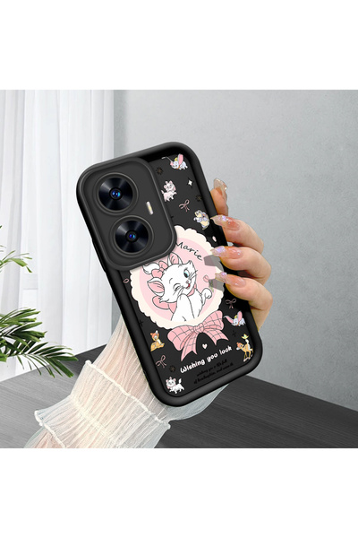 ucuc حافظة متوافقة مع Realme C55 مصنوعة من مادة السيليكون المقاومة للصدمات با...