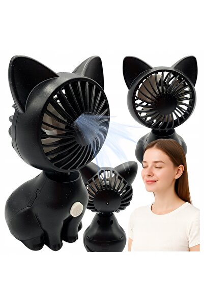 Other Standing Fan Kitty Desk Fan Mini Quiet Battery Operated Fan