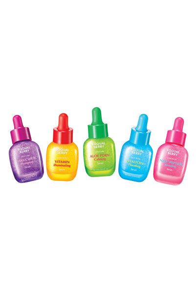 EQQUALBERRY 5 Mini Serums Discovery Set 10ml x 5 - Cilt İhtiyaçları İçin 5 Fa...