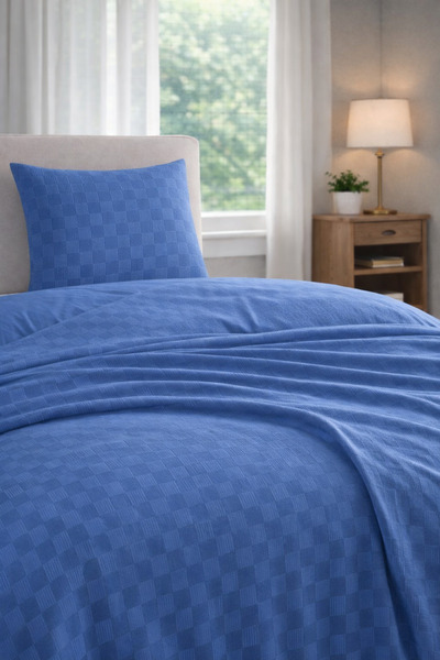 Lorateks الصبر |   غطاء وسادة مفرد من القطن بنسبة 100% من نوع بيكيه