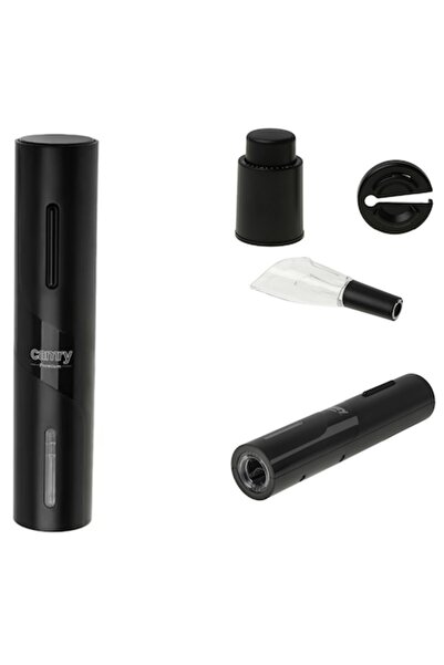 CAMRY Premium 4-piece electric corkscrew set, automatic wine opener, vacuum p...