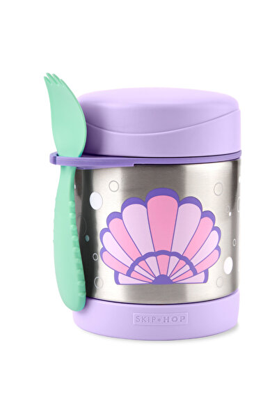 Skip Hop Spark Style Stainless Steel Food Jar - Seashell