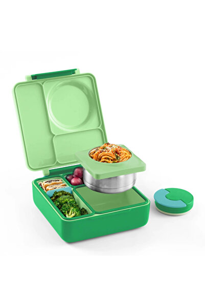 OmieBox - Isı Yalıtımlı Elma Yeşili Bento Yemek Kutusu