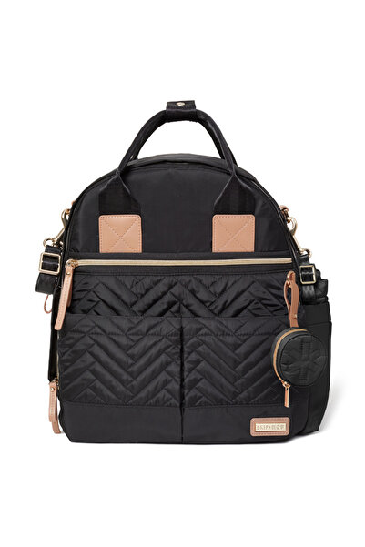 Skip Hop Suite Diaper Backpack And Accessory Set - Black - 6pcs