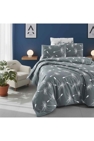 Pucioasa Set cearceafuri 4 piese 240x270 cm din bumbac 100% satinat, Papadie