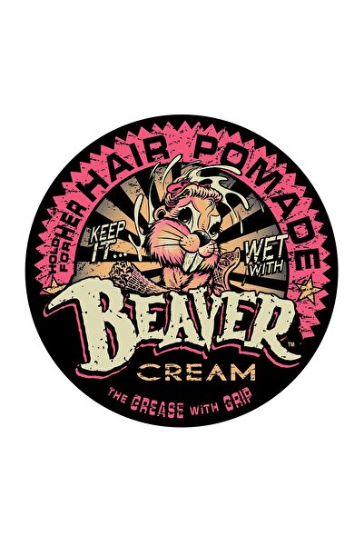 Grease Cock Grease, Beaver Cream Keep It Wet, Hair Styling Pomade, Shine Fini...
