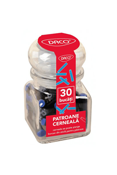 daço Patron scurt albastru, Ambalaj sticla, 30rezerve/set