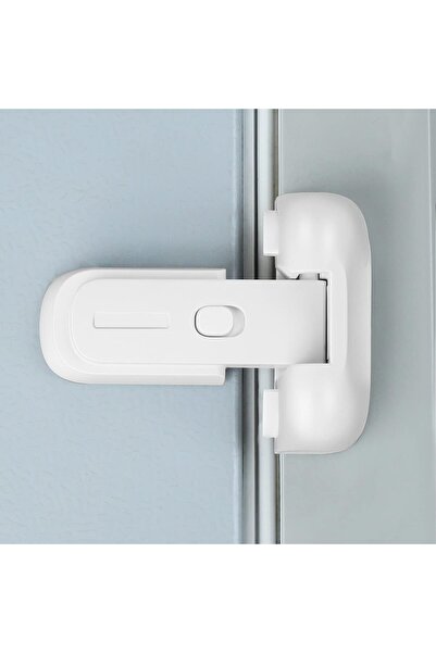 Bukela Refrigerator Lock Child Proof Fridge Door Lock No Drill White