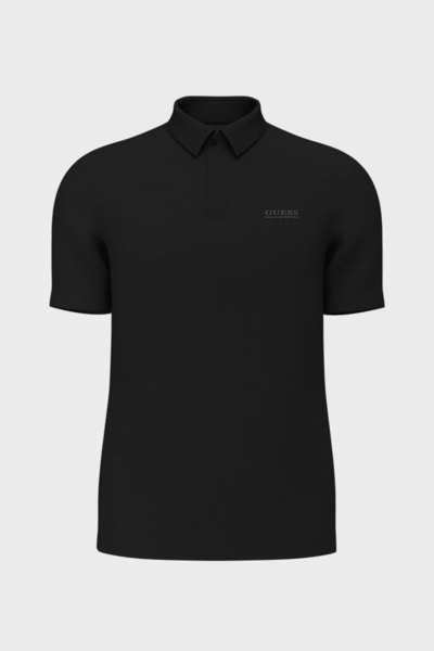Guess Kısa Kollu Yeni Teknik Esnek Polo Yakalı Erkek Siyah Polo T-shirt M6RP0...