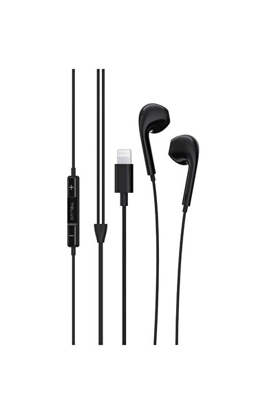telux Lightning Stereo Earphones with Microphone, In-Line Controls, Durable 1...