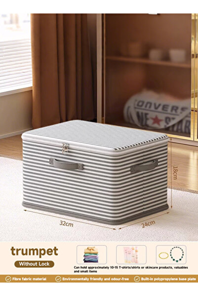 Generic Clothing storage box, household organizing basket, clothes layered st...