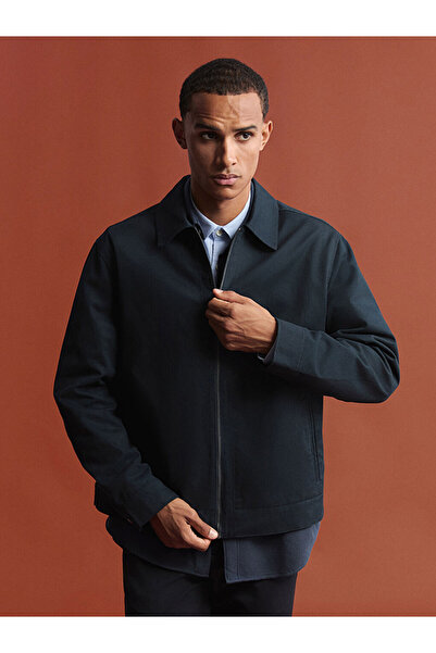 LC Waikiki Rmz Gi̇yi̇m Farkiyla Comfortable Fit Gabardine Men's Jacket