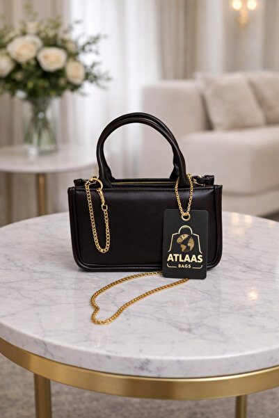 Atlaasbags Verona Acı Kahve El ve Omuz Çantası