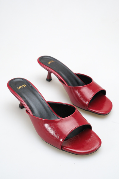 meyra'nın ayakkabıları Women's Heeled Sandals Burgundy Yanki