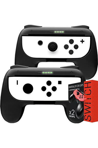 Orzly Λαβές συμβατές με Switch Joy-Cons για επιπλέον άνεση, TWIN PACK (2x ΜΑΥ...