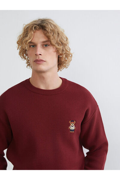 LC Waikiki Özmarka Noul sezon Pulover pentru bărbați cu guler rotund, brodat ...